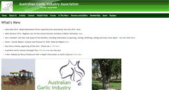 Desktop Screenshot of garlicaustralia.asn.au